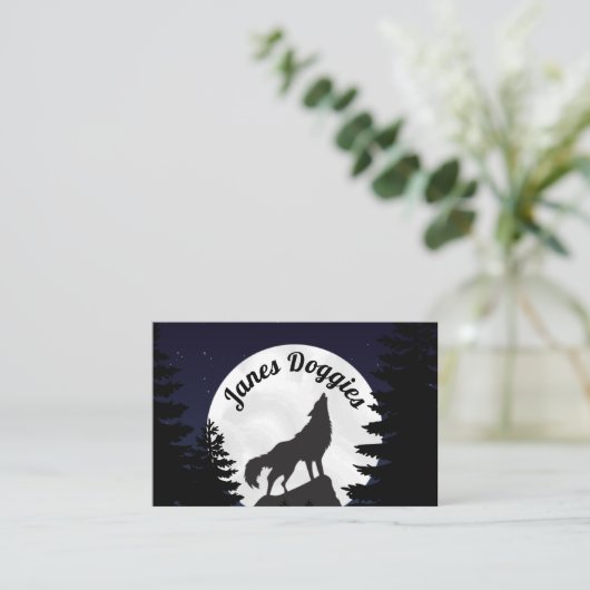 Pet Sitting Dog Walking Visitekaartje (Staand voorkant)