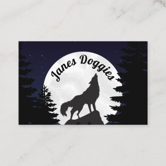 Pet Sitting Dog Walking Visitekaartje (Voorkant)