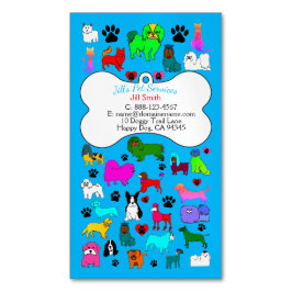 Pet Sitting, Grooming & Veterinary Services Magnet Magnetisch Visitekaartje