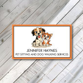 Pet Sitting Huisdier Hond Walking Services Schatti Visitekaartje