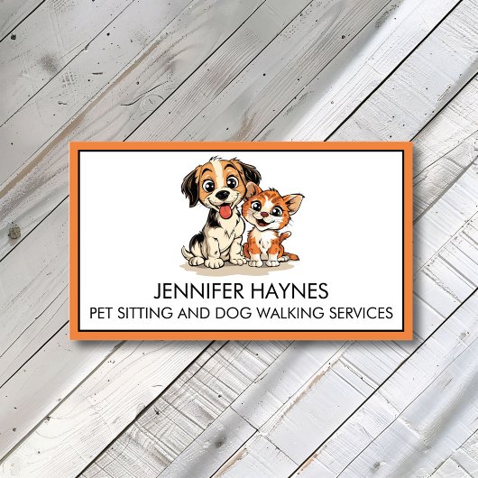 Pet Sitting Huisdier Hond Walking Services Schatti Visitekaartje