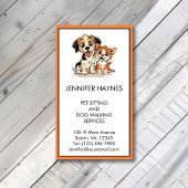 Pet Sitting Huisdier Hond Walking Services Schatti Visitekaartje