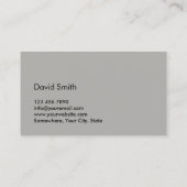 Pet Sitting Modern Gold Silver Dogs Silhouettes Visitekaartje (Achterkant)