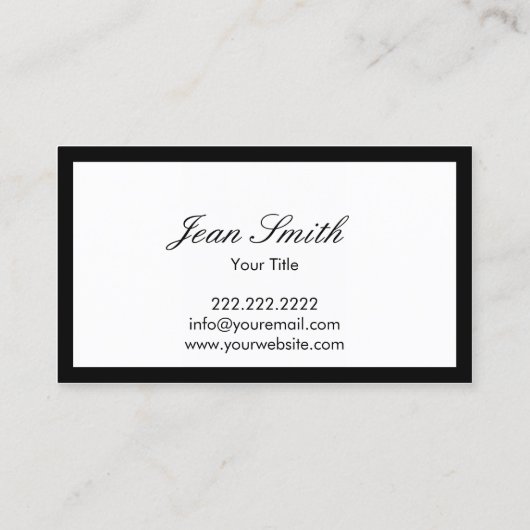 Pet Sitting Modern Vold Border Plain Visitekaartje (Achterkant)