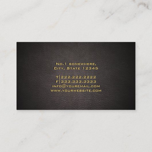 Pet Sitting Monogram Gold Pet Paw Pet Care Visitekaartje (Achterkant)