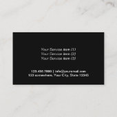 Pet Sitting Pet Care Cute Pink Dots Visitekaartje (Achterkant)