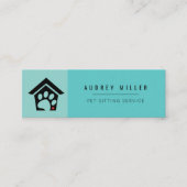 Pet Sitting Service Pet Care Square Visitekaartje (Voorkant)