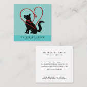 Pet Sitting Service Pet Care Square Visitekaartje (Voorkant / Achterkant)