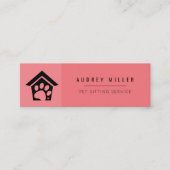 Pet Sitting Service Pet Care Square Visitekaartje (Voorkant)