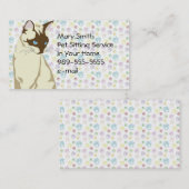 Pet Sitting Service Visitekaartje (Voorkant / Achterkant)