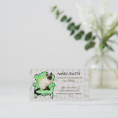 Pet Sitting Service Visitekaartje met Siamese Cat (Staand voorkant)