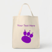 Pet Sitting Services Pauw Print Grote Tote Bag (Voorkant)