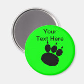 Pet Sitting Services Pauw Print Magneet (Voorkant / Achterkant)