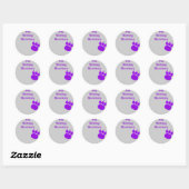 Pet Sitting Services Pauw Print Ronde Sticker (Vel)