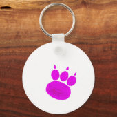 Pet Sitting Services Pauw Print Sleutelhanger (Voorkant)