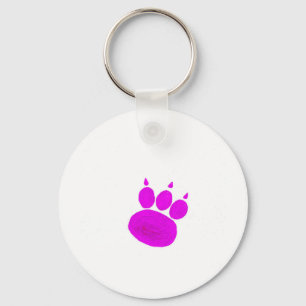 Pet Sitting Services Pauw Print Sleutelhanger