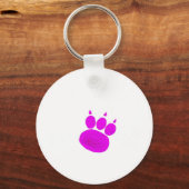 Pet Sitting Services Pauw Print Sleutelhanger (Voorkant)