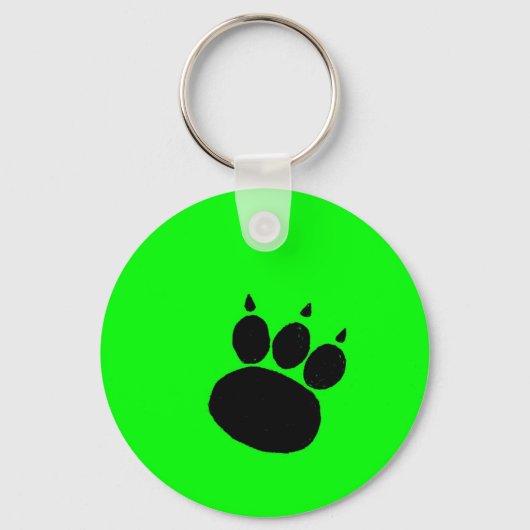 Pet Sitting Services Pauw Print Sleutelhanger (Voorkant)