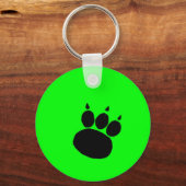 Pet Sitting Services Pauw Print Sleutelhanger (Voorkant)