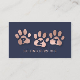 Pet Sitting Services Roos Gold & marine Visitekaartje