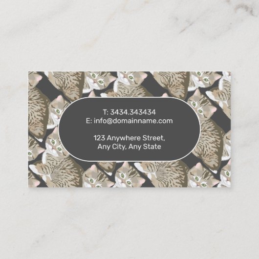 Pet Sitting Services Visitekaartje (Achterkant)