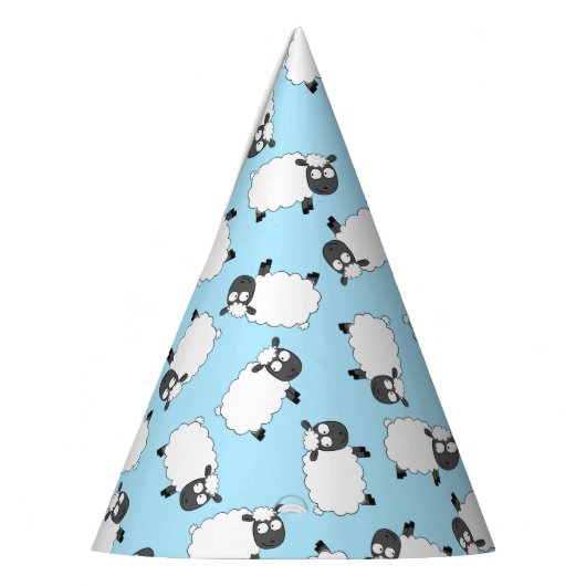 Pet Sjeep Birthday Party Cute Cartoon Party Feesthoedjes (Links)