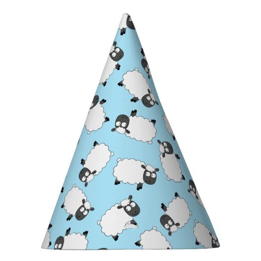 Pet Sjeep Birthday Party Cute Cartoon Party Feesthoedjes (Rechts)