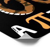 Pet Snake Wiskunde Pi Day Python Poster (Hoek)