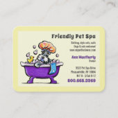 Pet Spa Dog Grooming Schnauzer Bath YW Visitekaartje (Voorkant)