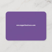 Pet Spa Dog Grooming Schnauzer Bath YW Visitekaartje (Achterkant)