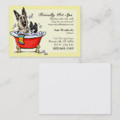 Pet Spa Grooming Boutique Happy Fancy Visitekaartje (Voorkant / Achterkant)