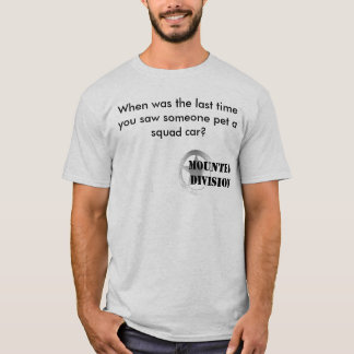 Pet Squad Car T-shirt