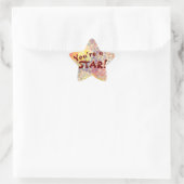 Pet Star Bonny Bunnies "Je bent een ster!" Ster Sticker (Tas)