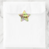 Pet Star Cool Cat "Je bent een ster!" Ster Sticker (Tas)