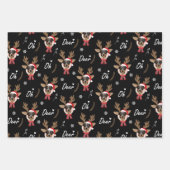 Pet Star | Eigen foto met rendierKerstmis Inpakpapier Vel (Voorkant 2)