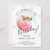 Pet Star | Foto Dog Birthday Party Stars Kaart (Voorkant)