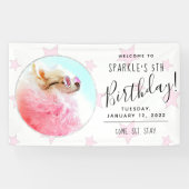 Pet Star | Foto Dog Birthday Party Stars Spandoek (Horizontaal)