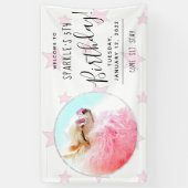 Pet Star | Foto Dog Birthday Party Stars Spandoek (Verticaal)