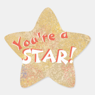 Pet Star Sunset Pony "Je bent een ster!" Ster Sticker