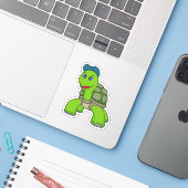 Pet Sticker (Laptop met iPhone)