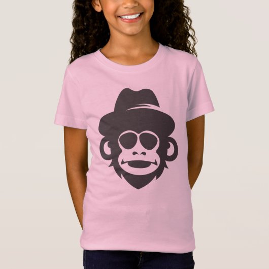 Pet-stimulerende Simian stijl: Aap met Pet T-shirt (Voorkant)