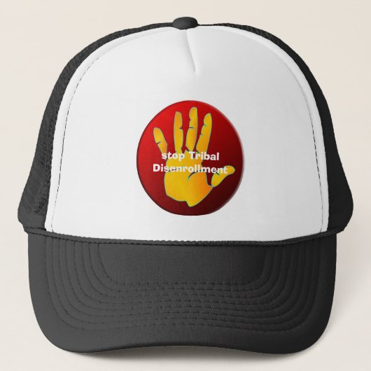 pet, stop Tribal Disenrollment Trucker Pet (Voorkant)