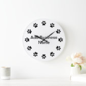 Pet Store Dog PAWS WALL CLOCK Grote Klok (Huis)