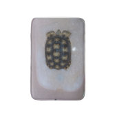 Pet Sulcata in roze buisje met belletje Badmat (Voorkant Verticaal)