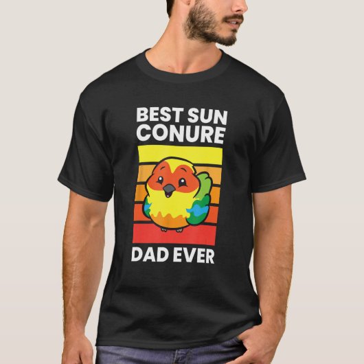 Pet Sun Conure Beste Sun Conure Papa Ooit T-shirt (Voorkant)