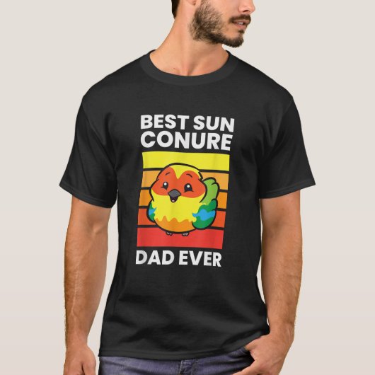 Pet Sun Conure Beste Sun Conure Papa Ooit T-shirt (Voorkant)