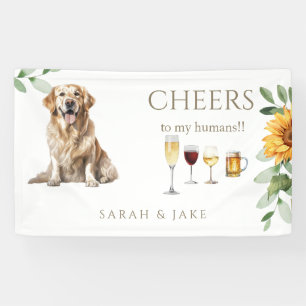 Pet Sunflower Cheers Cocktails Bar Banner