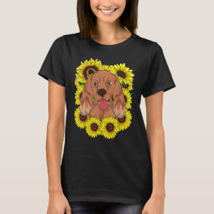 Pet Sunshine Zonnebloem Hond Eigenaar Hond Cocker  T-shirt
