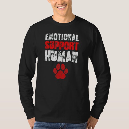 Pet Support Huisdier Eigenaar Hond Paw T-shirt (Voorkant)