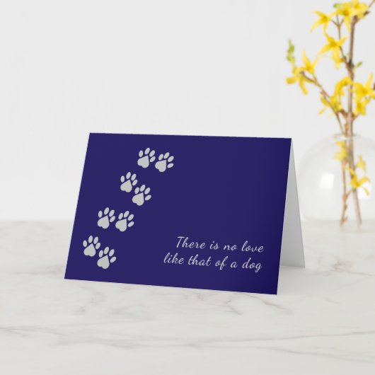 Pet Symapthy Kaart (Gele Bloem)